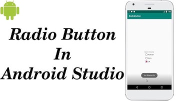 How To Use Radio Button In Android Studio | Radio Button in Android Studio