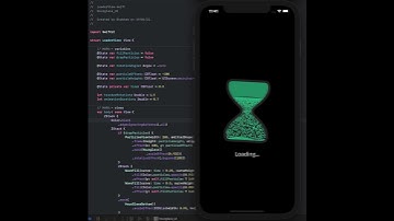 Animated Hourglass created using the #SwiftUI framework