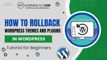 How To Rollback/Downgrade WordPress Themes And Plugins