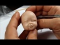 Лепка младенца из полимерной глины. Polymer clay tutorial. How make polymer clay baby.