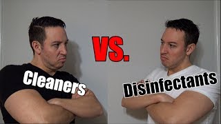 Cleaners vs Disinfectants | What's The Difference? (Understanding Cleaning Chemicals Ep 4.)