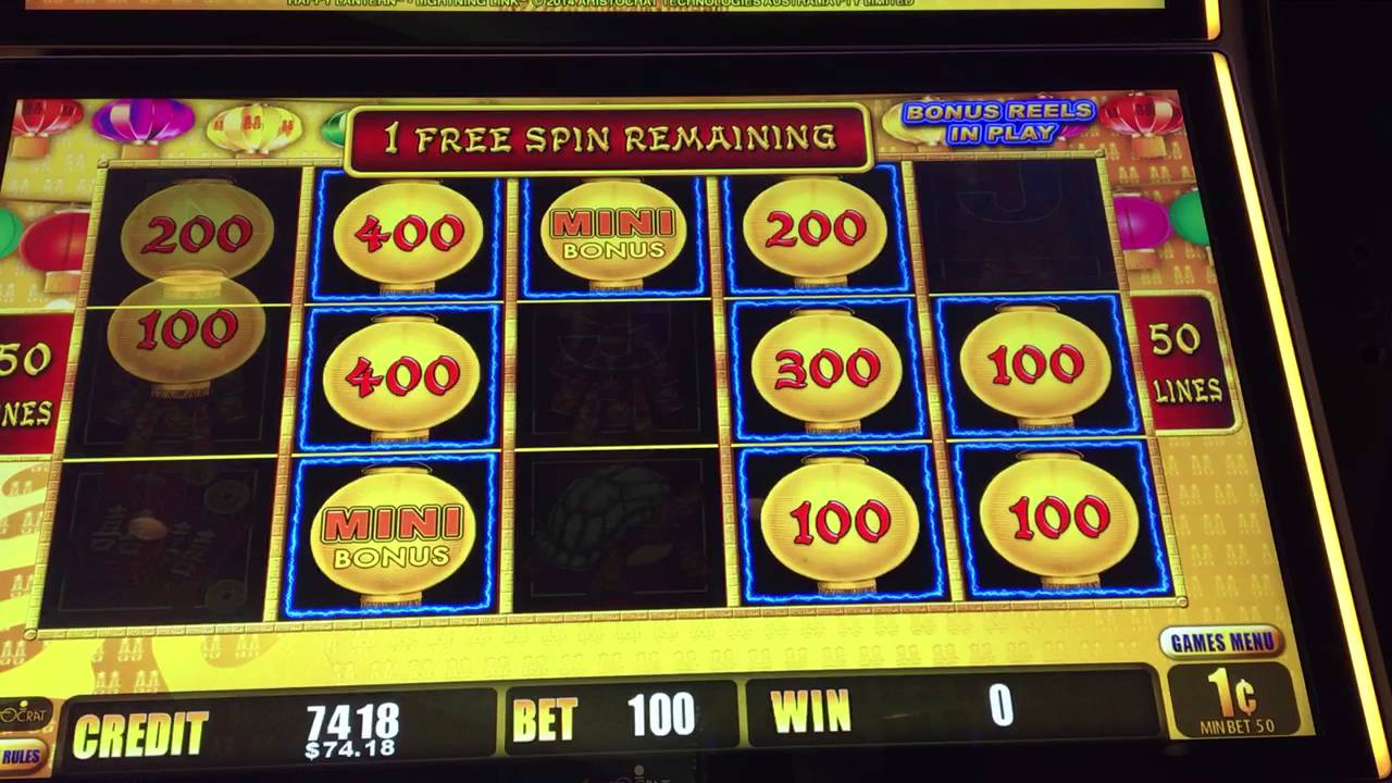 Lightning Link Slot Machine bonus - YouTube