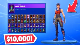 My $10,000 SKIN COLLECTION in Fortnite! (99% COMPLETE)