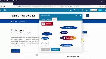 Button element - XTRA WordPress Theme
