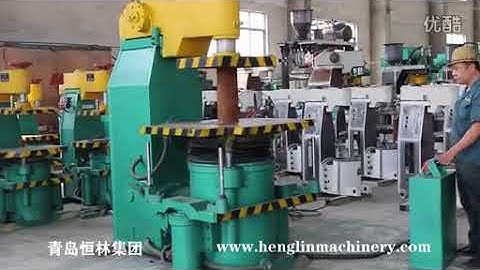 Foundry molding machine in operation video