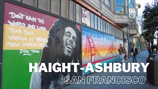 [4K] San Francisco: Walking The Hippie District HAIGHT-ASHBURY