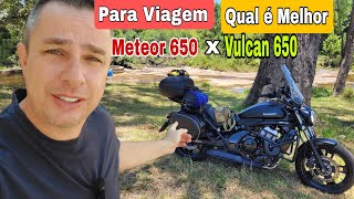 Para viajar, Meteor 650 ou Vulcan 650 ? #meteor650 #motovlog