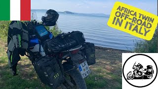 Africa Twin off-road riding in Tuscany and Lazio - Italy Trip 2020 Episode 8