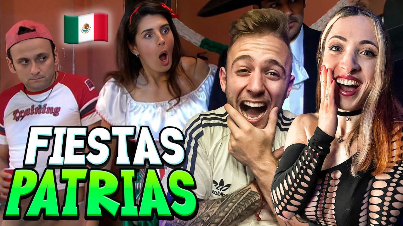 ESPAÑOLES REACCIONAN a VECINOS! - FIESTAS PATRIAS -