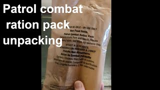Patrol combat ration pack  24 hour Non food items by George Borrow 21 views 4 weeks ago 1 minute, 56 seconds