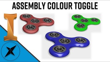 Assembly Colour (& Material) Toggle | Autodesk Inventor
