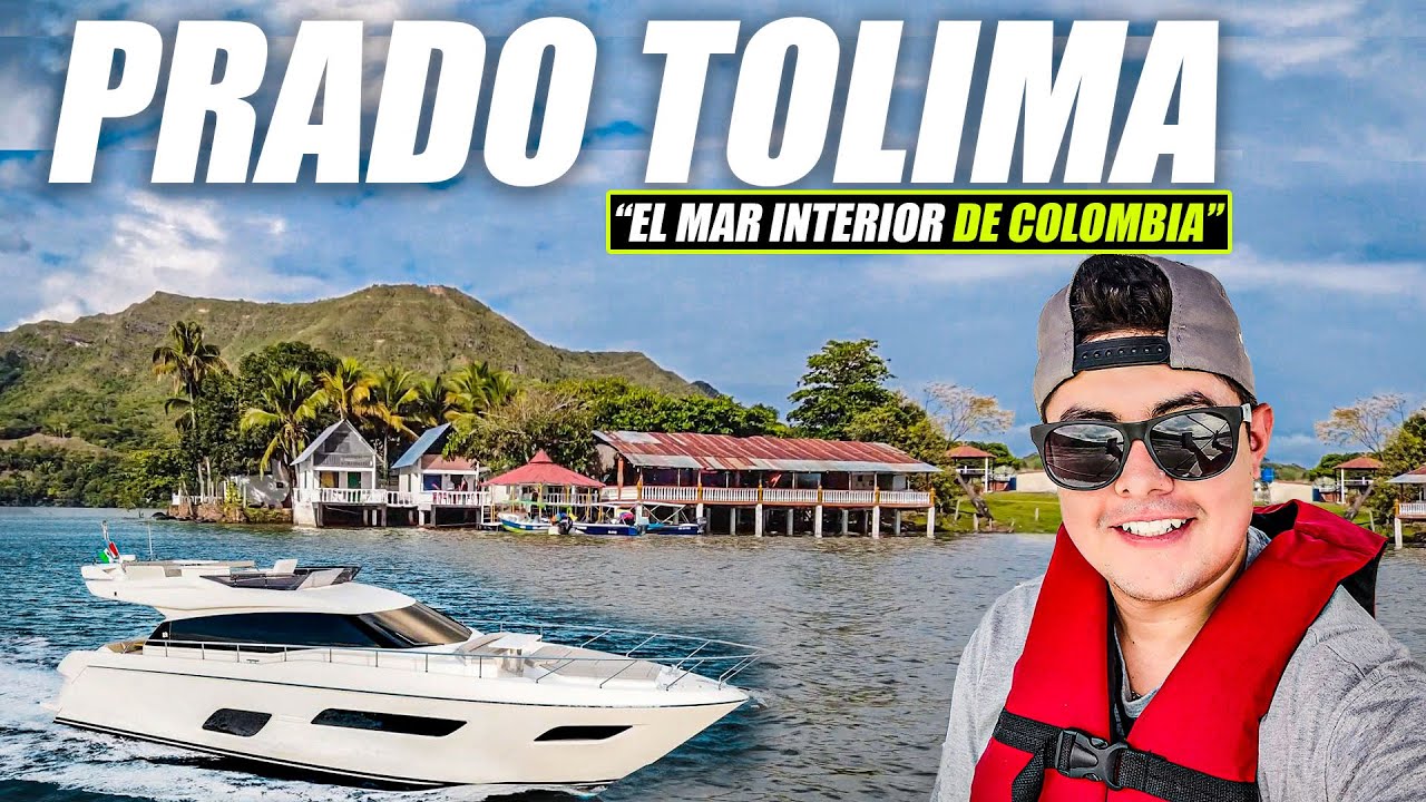 😃 el MAR INTERIOR de Colombia 🏝 Represa de Prado Tolima 🌅