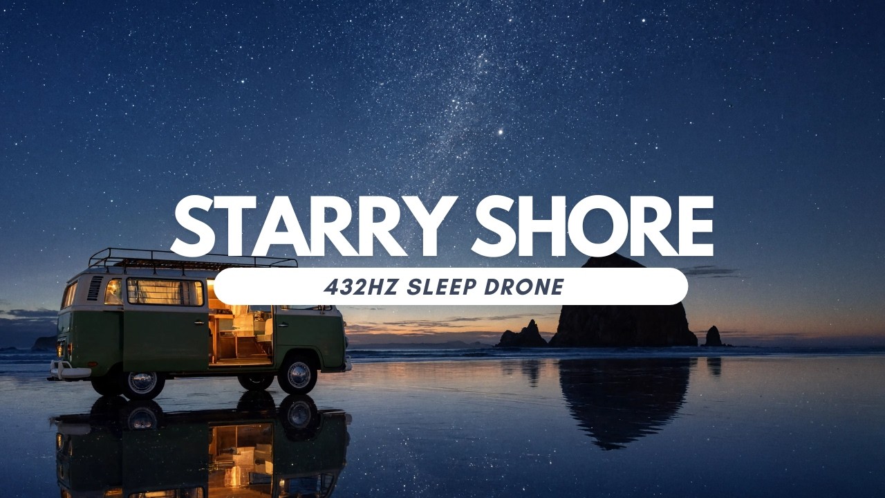 Watch Starry Beach Camper Van – 432Hz Deep Sleep Ambient Drone on YouTube Watch Starry Beach Camper Van – 432Hz Deep Sleep Ambient Drone on YouTube