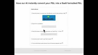 AI transforms messy QuickBooks data in 1 click (SaaS companies only)