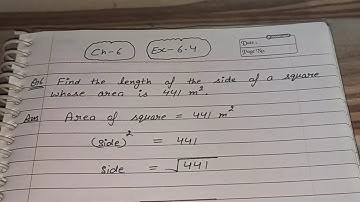 Q 6, Ex 6.4 - Squares and Square Roots - Chapter 6 - maths class 8th - NCERT