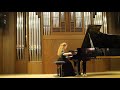 Karina Ter-Gazarian - J.S. Bach Capriccio BWV 922, Shubert Adagio, Impromptu