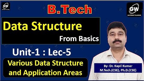 Lec-5 I Unit-1 I Data Structure I by Dr. Kapil Kumar Sir I Gateway Classes I AKTU RGPV I SPPU I