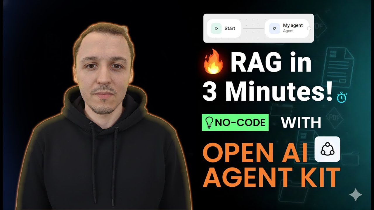 How to Build a RAG Agent with AgentKit (3 Min)