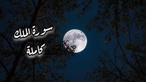 سورة الملك كاملة || المنجية من عذاب القبر بصوت زين العابدين الحديدي🌙
