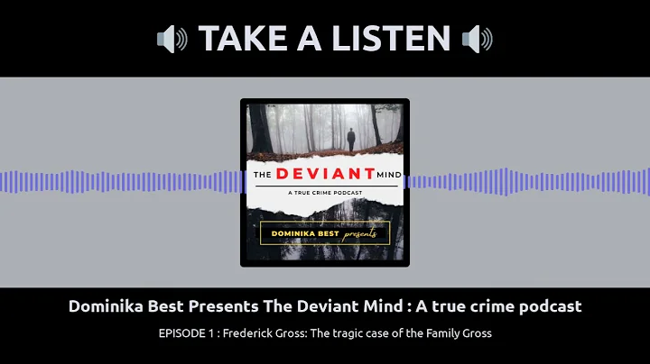 The Deviant Mind Podcast- Episode 1 - Frederick Gr...