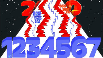 Number Rush 2048 Challenge vs Number Run 3D - Maths Game, Infinity Number (No Ads)