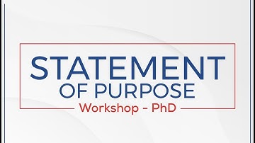 Statement of Purpose Workshop | Dr. Ali Kazim
