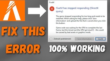 Fix FiveM has stopped responding (Directx query) | FiveM Error