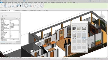 Revit Architecture for Interior Designers2 how to add materials and Finishes to furniture