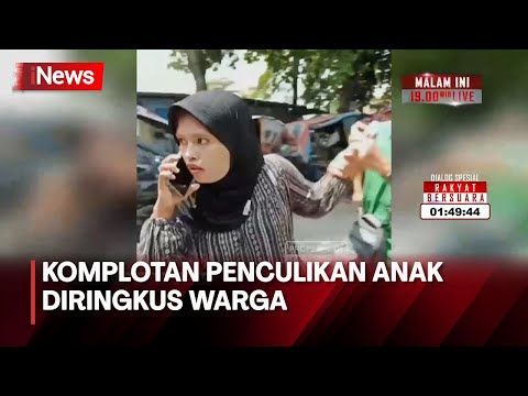 Viral! Warga Tangkap Tiga Orang Diduga Komplotan Penculikan Anak di Medan - iNews Sore 07/05