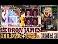 LEBRON JAMES 106 OVR NBA FINALS MASTER