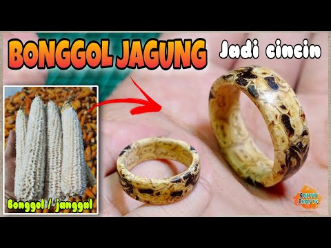 Motif Mirip Macan Tutul Padahal Bahanya dari Bonggol Jagung || plus Serbuk Kopi