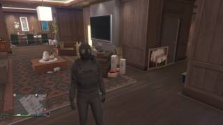 GTA V(Gas Mask Glitch!! 1.38) (ZOMBIE APOCALYPSE OUTFIT)