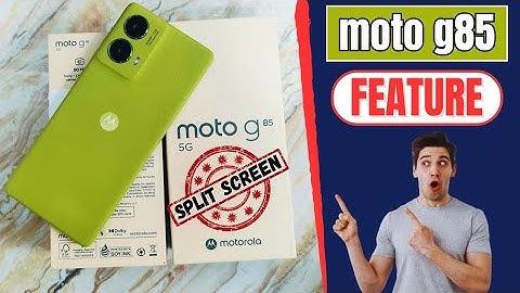 How to Use Dual Screen/ Split Screen Features on Motorola Moto G85 5G