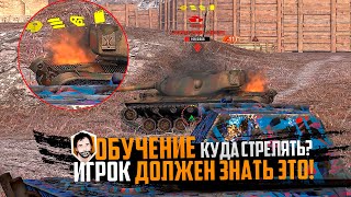 ОБУЧЕНИЕ |  КУДА СТРЕЛЯТЬ, ЧТОБЫ ВРАГ ГОРЕЛ  И ВЗРЫВАЛСЯ? 🔥 | WoT Blitz