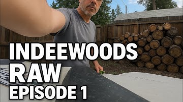 INDEEWOODS RAW 😆 TRAILS -FORESTRY TALK-CHAINSAW CUTTING