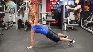 Hyperswing.com - Plank With T-Spine Rotation