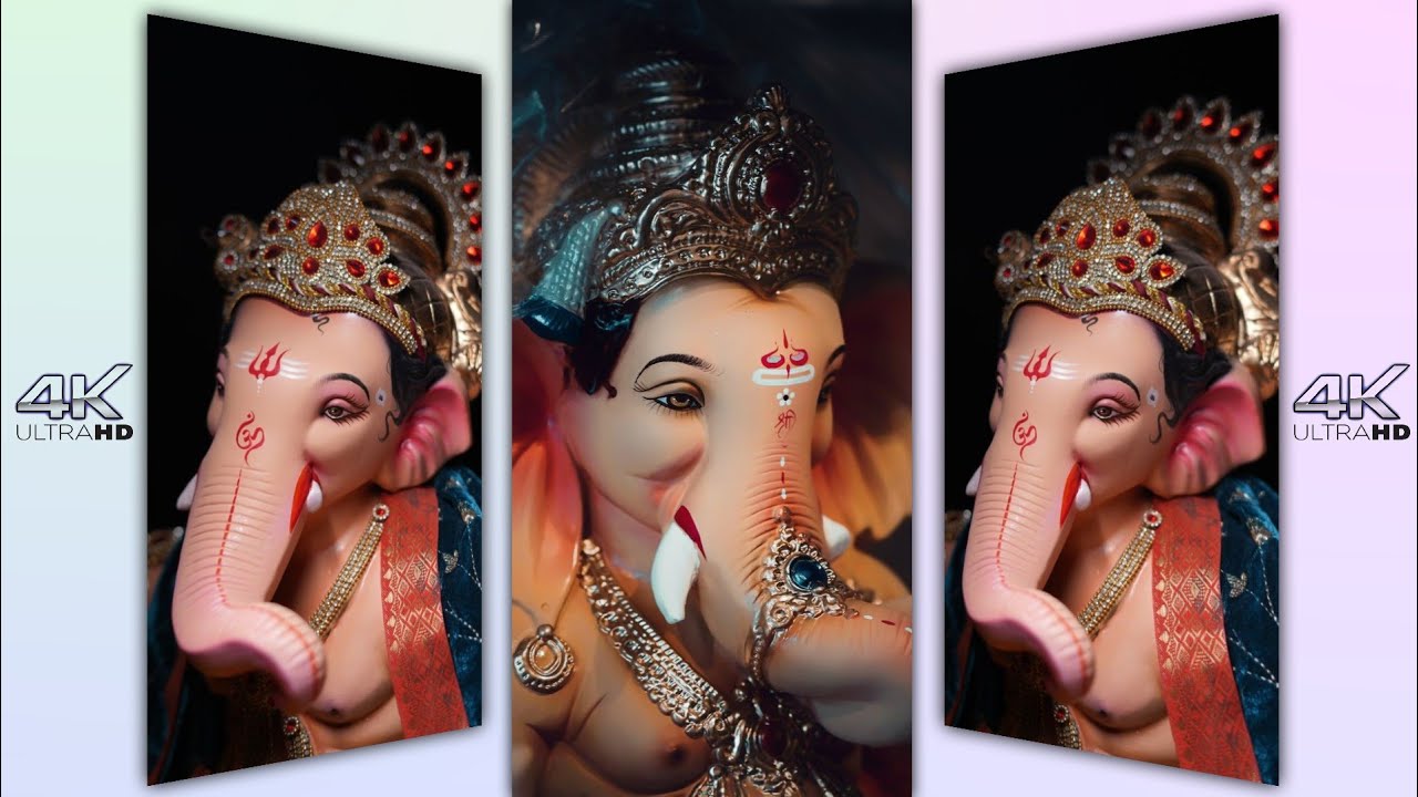 Ganesh Chaturthi Status !! 4k Full Screen Status !! Hindi Ganpati Song Status !! Ganesh Puja !!