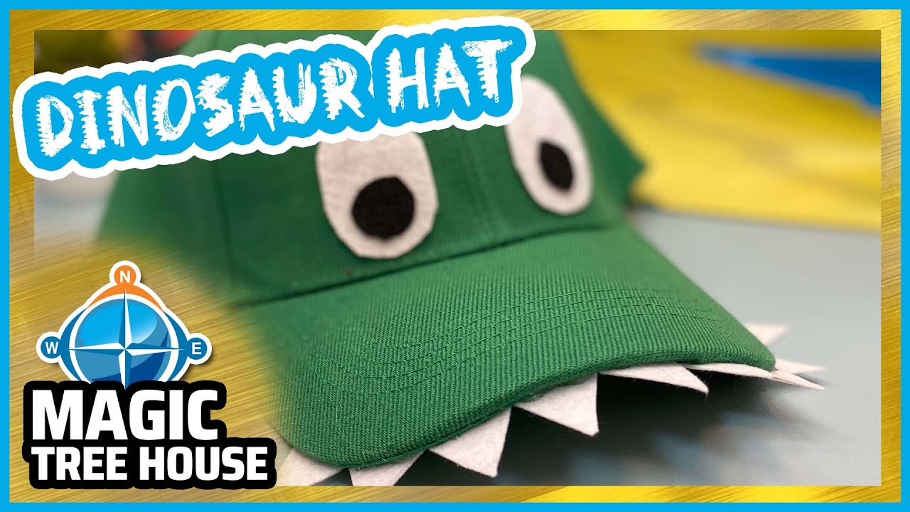 Dinosaur Hat | Fun How To Video! | Magic Tree House Art - YouTube