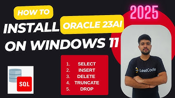 Install Oracle Database 23ai and SQL Plus on Windows 11 [2025] | Developer Coder