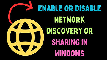 How to Enable or Disable Network Discovery or Sharing in Windows 11