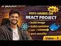 Live Docker Drill Day-3 🔥 | Build &amp; Deploy React App with Docker (End-to-End Project) | Real DevOps