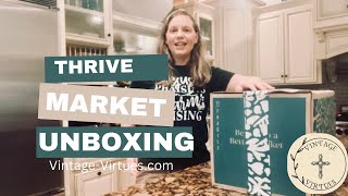 Thrive Market, unboxing, deals, and 40% off link description #unboxing #thrivemarket #Organic