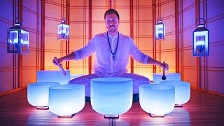Meditative State Sound Bath | Relaxing Crystal Singing Bowl Music for Stillness and Letting Go