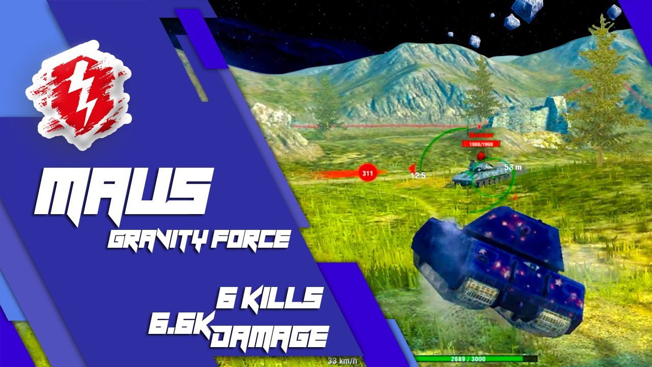 Maus • RAM OF DEATH • 6680 Damage • 6 KILLS • WoT Blitz