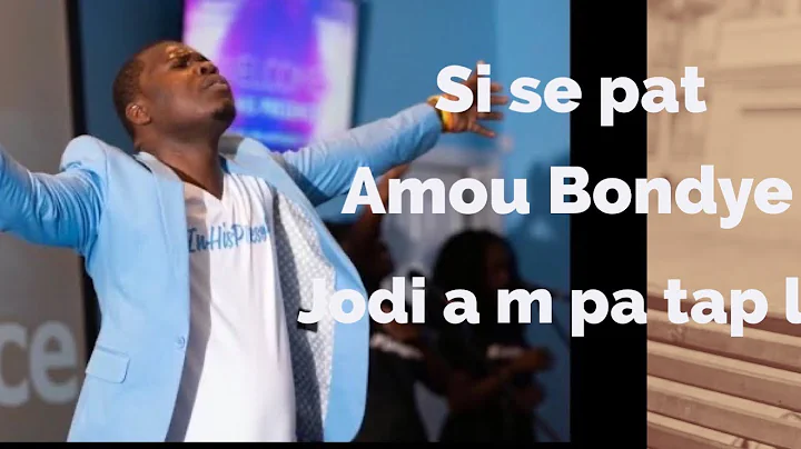 Si se pat amou Bondye jodi a m pa tap la | moment ...