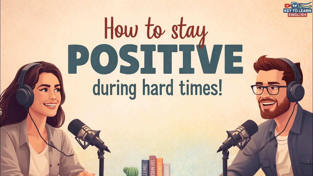 How To Stay Positive During Hard Times | B1 English Conversation ...