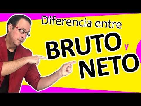 Vídeo: Diferencia Entre Neto Y Bruto