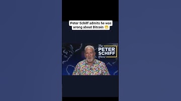 Peter Schiff Admits He Was Wrong About Bitcoin 🤣 #shorts