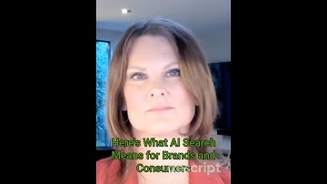 Two Critical Insights about AI Search and Consumer Behavior  #advertising #ai