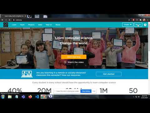 Signing in with Code.org | Learn to Code | Arnav Tyagi